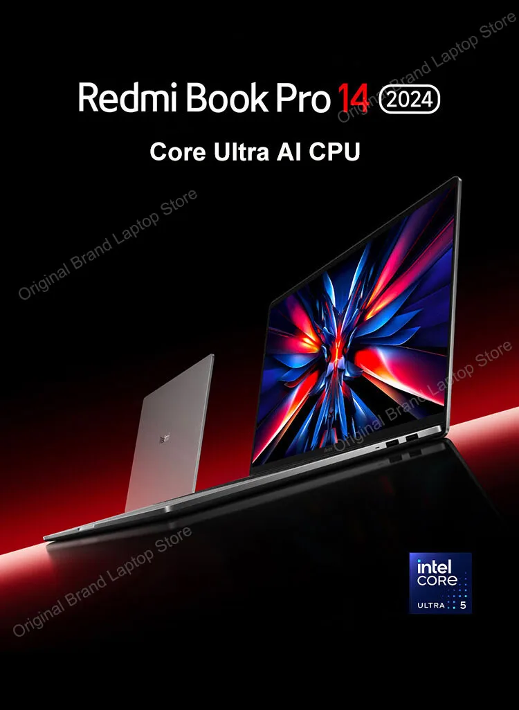 2024 Xiaomi Redmi Book Pro 14 Laptop 14 Inch 2.8K 120Hz Ultra Retina Screen Notebook Ultra 5-125H 16GB 512GB Intel ARC Graphics 2024 Xiaomi Redmi Book Pro 14 Laptop 14 Inch 2.8K 120Hz Ultra Retina Screen Notebook Ultra 5-125H 16GB 512GB Intel ARC Graphics