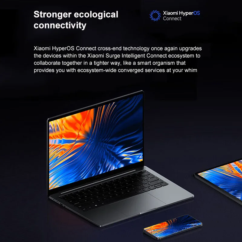 2024 Xiaomi Redmi Book Pro 14 Laptop 14 Inch 2.8K 120Hz Ultra Retina Screen Notebook Ultra 5-125H 16GB 512GB Intel ARC Graphics