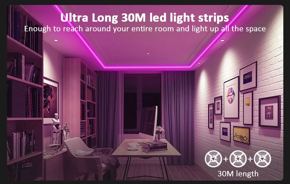 LED Strip Light RGB5050 Color Changing 5M-20M APP+Remote Home LED lighting, Color Changing LED Strip Lighting Music Sync, LED Strip Light RGB5050 Color Changing 5M-20M APP+Remote Home LED lighting, Color Changing LED Strip Lighting Music Sync,