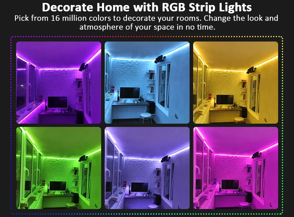 LED Strip Light RGB5050 Color Changing 5M-20M APP+Remote Home LED lighting, Color Changing LED Strip Lighting Music Sync, LED Strip Light RGB5050 Color Changing 5M-20M APP+Remote Home LED lighting, Color Changing LED Strip Lighting Music Sync,