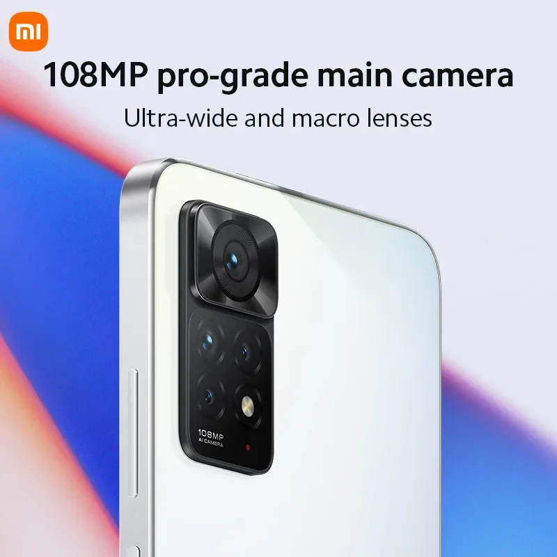 Global Rom Xiaomi Redmi Note 11 Pro 8GB 256GB MTK Helio G96 Octa Core 108MP Camera 120Hz Display NFC 5G Smartphone