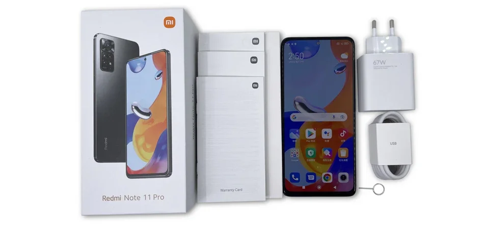 Global Rom Xiaomi Redmi Note 11 Pro 8GB 256GB MTK Helio G96 Octa Core 108MP Camera 120Hz Display NFC 5G Smartphone