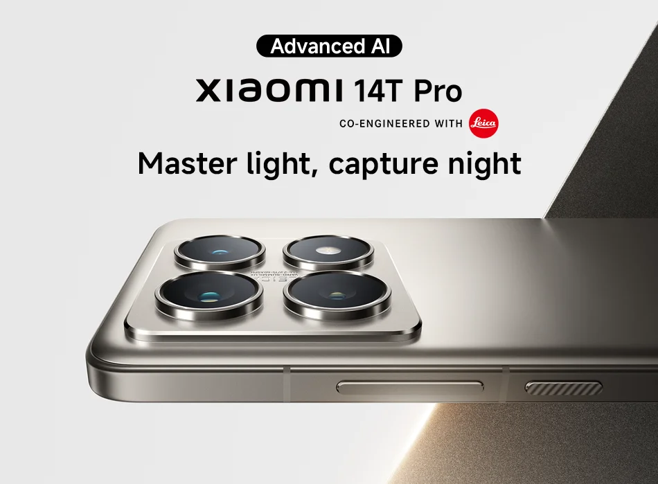 [World Premiere] Global Version Xiaomi Mi 14T Pro 5G 50MP Leica Camera Smartphone MediaTek Dimensity 9300+ 6.67'' 144Hz AMOLED