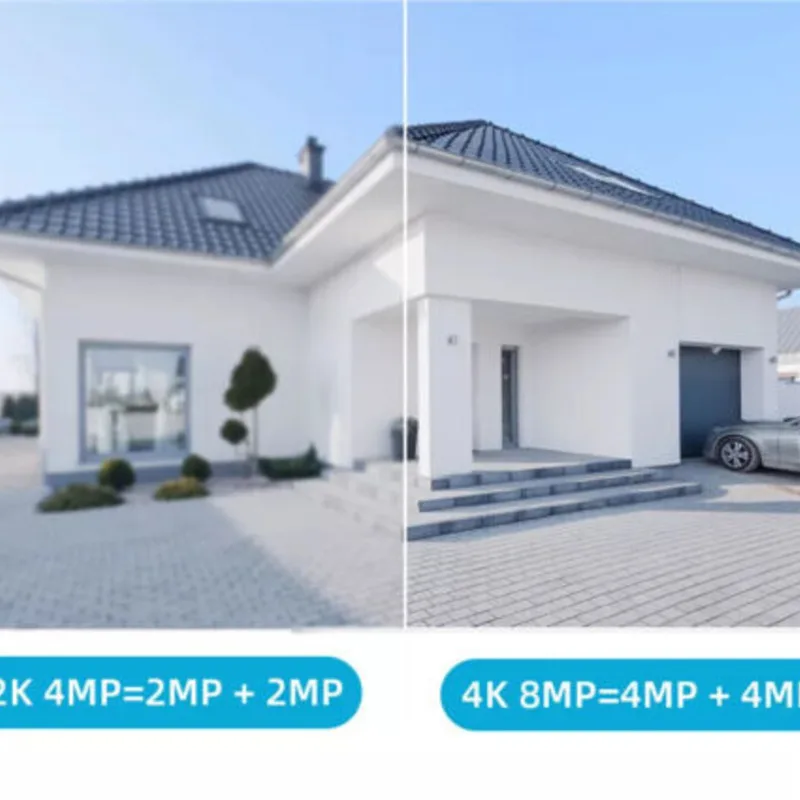 8MP Wireless IP Camera WIFI Outdoor CCTV PTZ Smart Home Security IR Cam IP66 4K