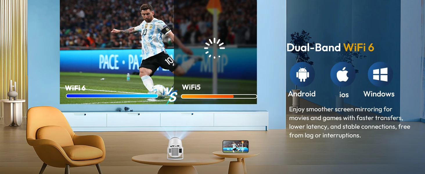 XGODY 4K Portable 10000LM Projector 1080P HD LED Mini WiFi Video Home Theater Cinema HDMI Office XGODY 4K Portable 10000LM Projector 1080P HD LED Mini WiFi Video Home Theater Cinema HDMI Office