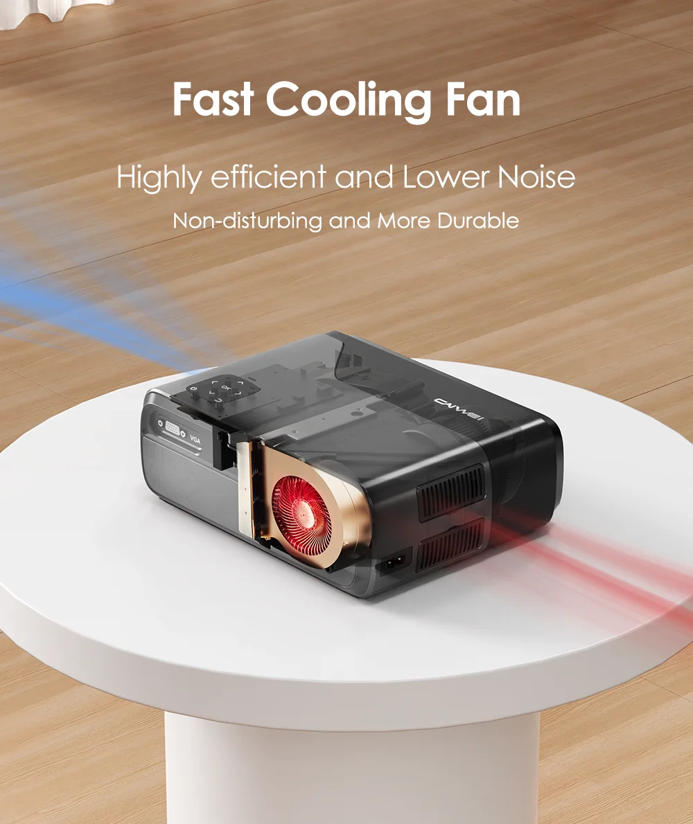 4K UHD Portable Projector Netflix Official Licence Android 11 Smart 5G WiFi Google Play TV Dolby Home Theater Mini Projectors